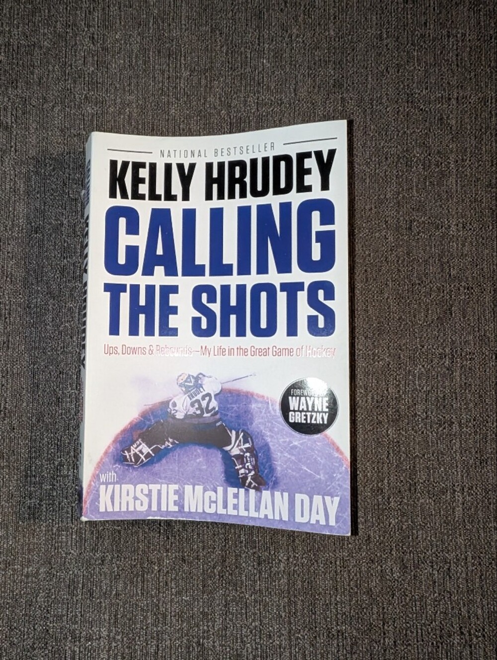 Calling The Shots Book - Kelly Hrudey - NHL CBC Hockey